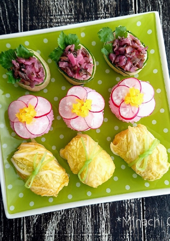 野菜を楽しむ♪おもてなし❤️漬物寿司-レシピのメイン写真