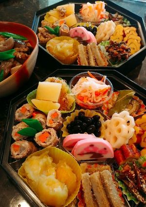 おせち2018 盛り付け-レシピのメイン写真