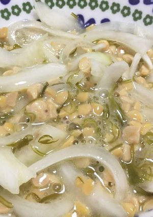 スッキリ！酢玉ねぎめかぶ納豆-レシピのメイン写真