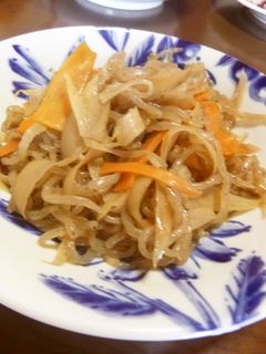 白滝のきんぴら-レシピのメイン写真