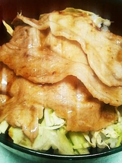 簡単☆しょうが焼き丼 豚ロース-レシピのメイン写真