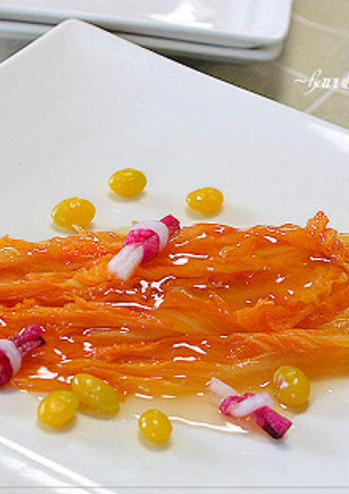 極みだしでオレンジ白菜のとろとろ煮♪-レシピのメイン写真