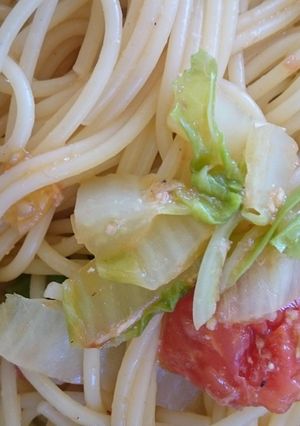 フレッシュトマトとアミの白菜パスタ-レシピのメイン写真