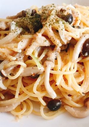 簡単☆玉ねぎヨーグルト明太子パスタ-レシピのメイン写真