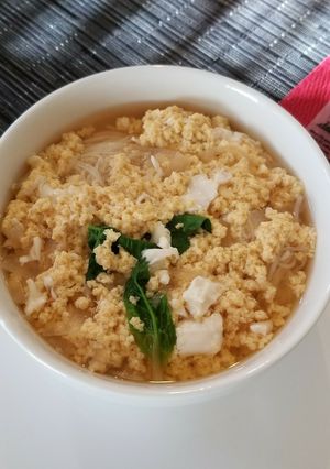 卵にゅうめん いりこだし-レシピのメイン写真