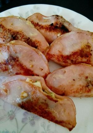 焼きハムサラダ-レシピのメイン写真