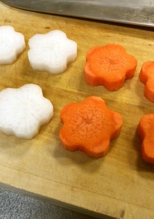 星型で作る梅型飾り切り-レシピのメイン写真