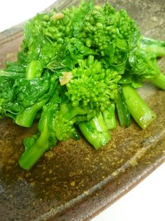 簡単♡菜の花のにんにく炒め-レシピのメイン写真