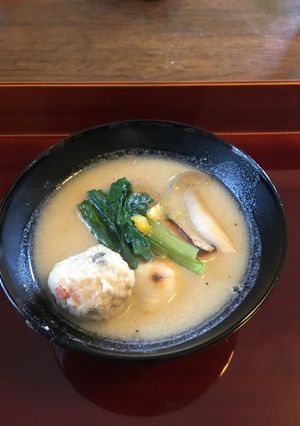 豆乳味噌仕立ての雑煮-レシピのメイン写真