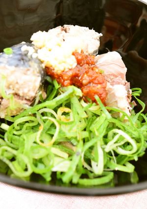 さば缶アレンジ★話題のハリッサ添え-レシピのメイン写真