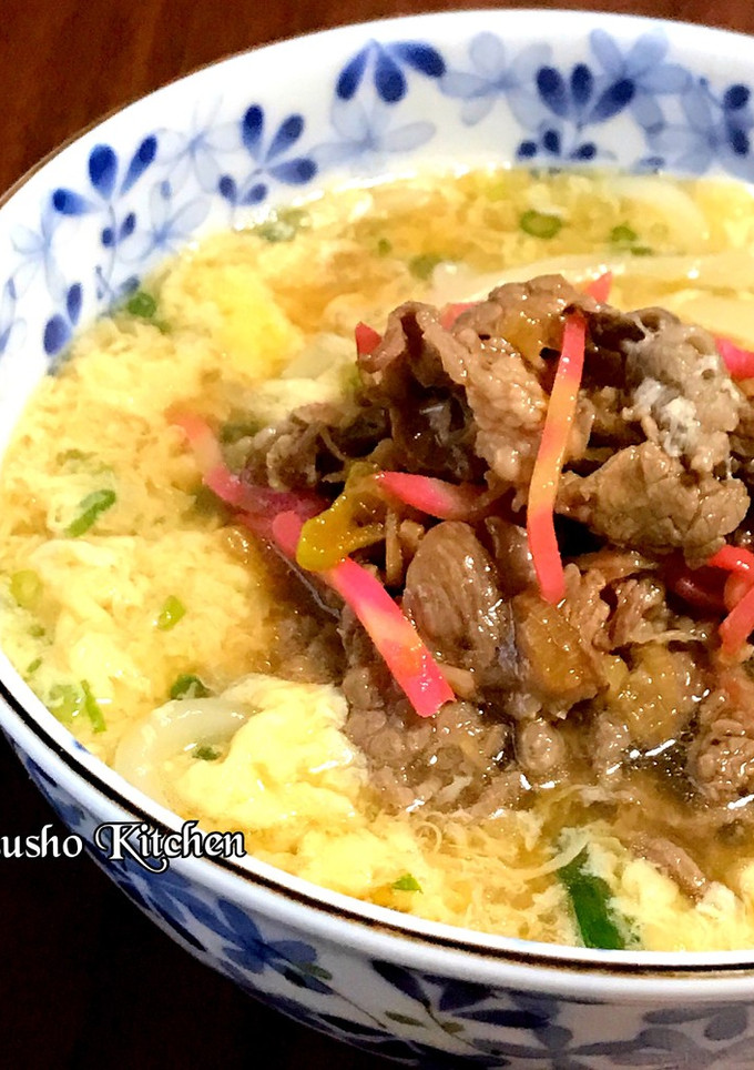 とろとろうどん★すき焼きのせ-レシピのメイン写真
