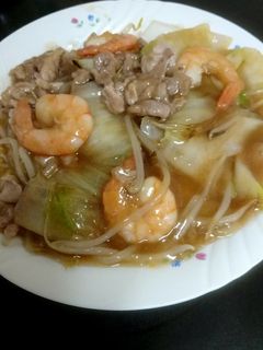 本格的風五目あんかけ焼きそば-レシピのメイン写真