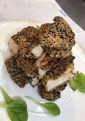 鶏胸のごま焼-レシピのメイン写真