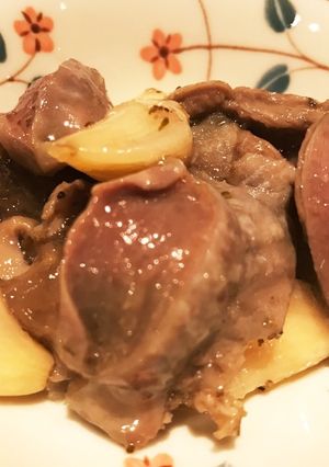 湯煎で作る砂肝のコンフィ。-レシピのメイン写真