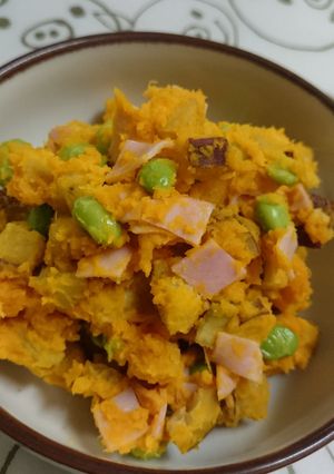 さつま芋とかぼちゃのサラダ②-レシピのメイン写真
