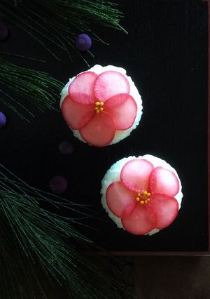 梅の花にぎり-レシピのメイン写真