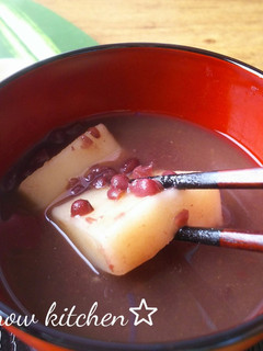 レンジで簡単☆ほっこり美味しいお汁粉-レシピのメイン写真