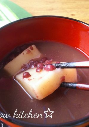 レンジで簡単☆ほっこり美味しいお汁粉-レシピのメイン写真
