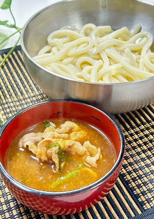 ひやあつ 豚しゃぶ和風カレーつけ麺-レシピのメイン写真