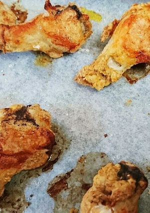 オーブンでカリっと手羽元焼き-レシピのメイン写真