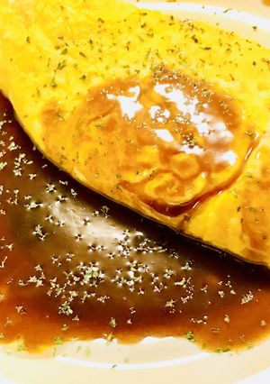 バルサミコバターソース☆プレーンオムレツ-レシピのメイン写真