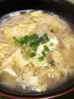 玉子ふんわり*中華味のにゅうめん-レシピのメイン写真