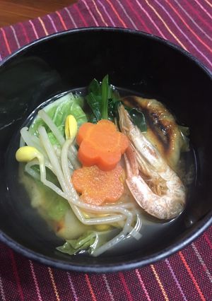 母の味!お雑煮〜鹿児島☆焼きエビ〜-レシピのメイン写真