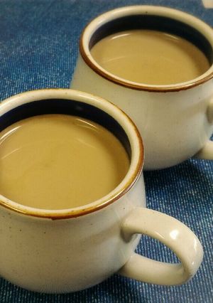 混ぜてリメイク♪黒豆煮汁の黒豆カフェオレ-レシピのメイン写真