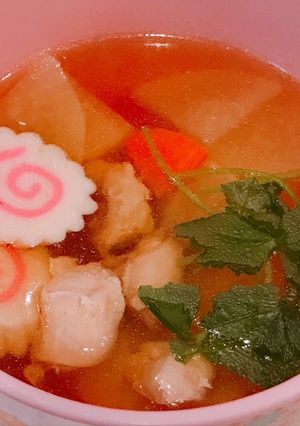 お雑煮に飽きたら、ちょい足し柚子香る雑煮-レシピのメイン写真