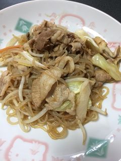 しらたき焼きそば-レシピのメイン写真