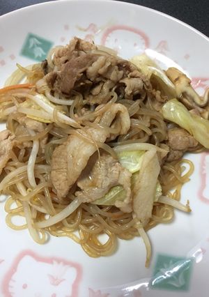 しらたき焼きそば-レシピのメイン写真