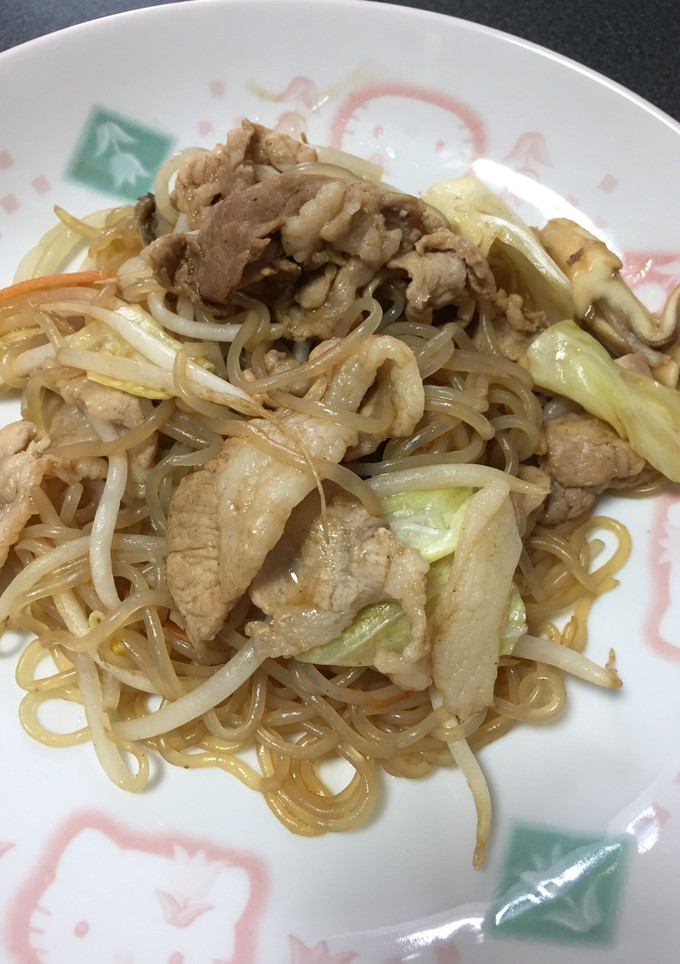 しらたき焼きそば-レシピのメイン写真