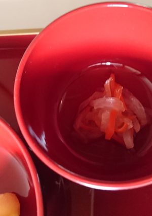 お正月離乳食　紅白なます風-レシピのメイン写真