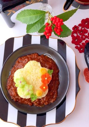 サフランライスで初春カレー-レシピのメイン写真