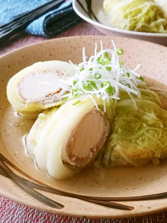 和風ロール白菜☆中身は厚揚げですよ♪-レシピのメイン写真