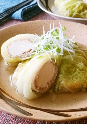 和風ロール白菜☆中身は厚揚げですよ♪-レシピのメイン写真