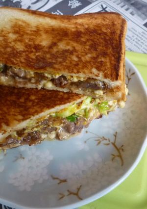 ヅケまぐろのステーキでツナメルトV.2-レシピのメイン写真
