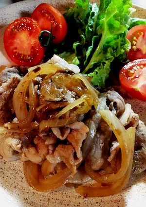 豚こま肉で経済的★ショウガ焼き-レシピのメイン写真