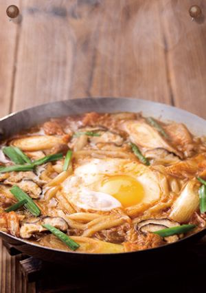 チゲ風煮込みうどん-レシピのメイン写真