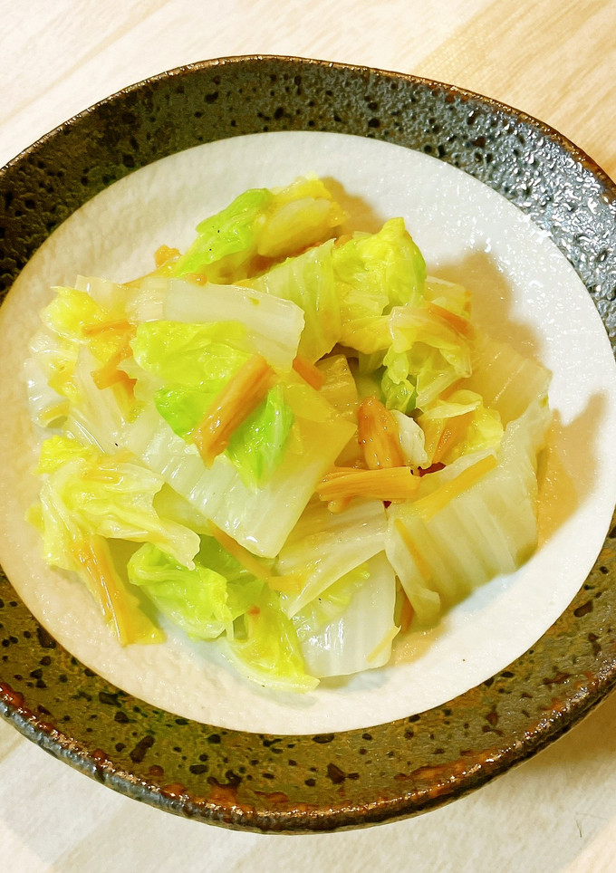 柚子胡椒香る♪白菜のなめたけ和え-レシピのメイン写真
