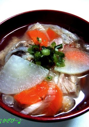 いい味出してる～♪鯖缶のお雑煮-レシピのメイン写真