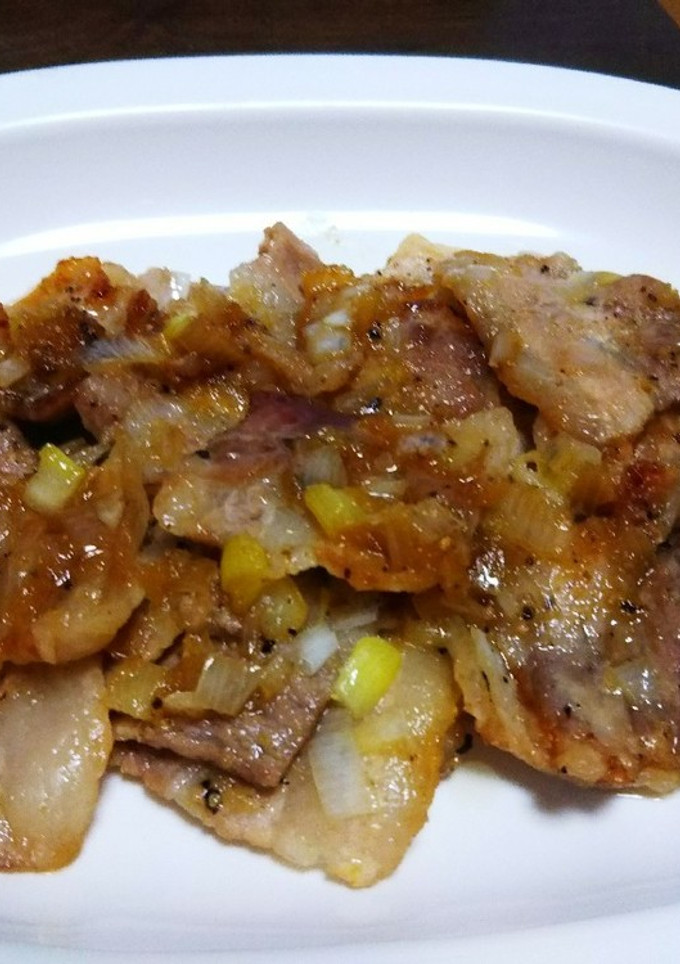 【簡単】醤油なしの豚のしょうが焼き-レシピのメイン写真