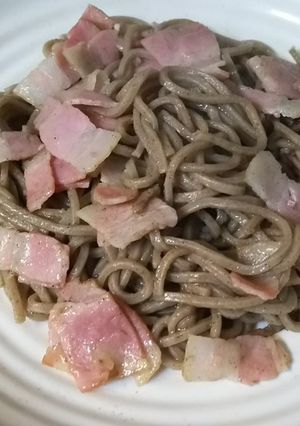 ベーコン和そば和え炒め-レシピのメイン写真