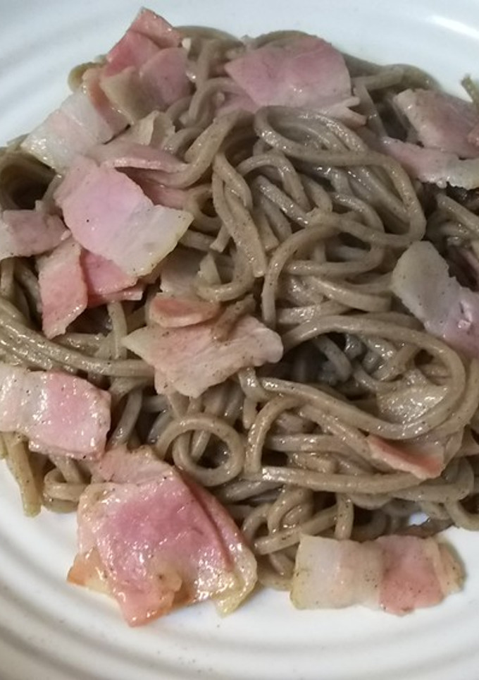 ベーコン和そば和え炒め-レシピのメイン写真