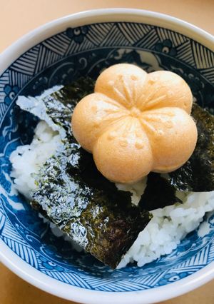 京都 辻が花 お茶漬け最中●ワサビ+海苔-レシピのメイン写真