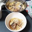 お正月の余った煮物で☆スコップ茶碗蒸し