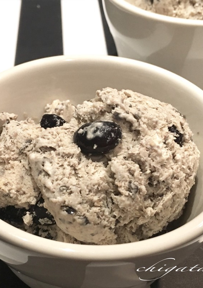 御節の余りで黒豆のアイスクリーム-レシピのメイン写真