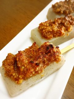 こんにゃくで胡桃味噌田楽-レシピのメイン写真