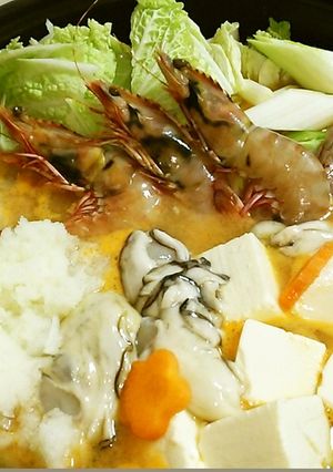 あったか海鮮みぞれ鍋~みそ味-レシピのメイン写真
