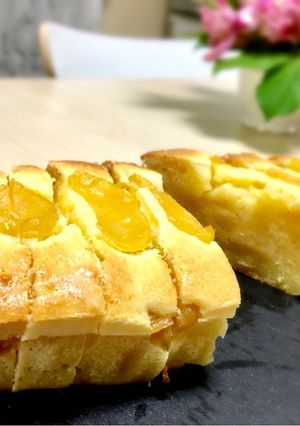 りんごのサワークリームケーキ-レシピのメイン写真